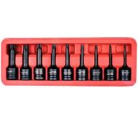 9Pc Drive Impact Bits Socket Set Chrome Vanadium Extension Bar Garage 1/2 Inch