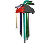 9pc Extra Long Ball End Hex Key Set