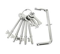 9pc Fire Brigade & Drop Key Set for Emergency Access
