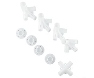 9pc For Gazebo Tent Connector Parts Set Compatible with 3x3 Meter Canopy Frame Featuring 4 Corner 1 Center and 4 Feet