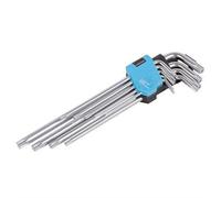 9Pc Long Reach Torque Key Set 220mm 9Pc Extra Long Reach Torque Torx Hex Allen Key Set Star Chrome Vanadium