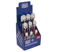 Sealey AK6672DB Premier Pear-Head Ratchet Wrenches with Flip Reverse 1/4", 3