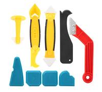 9pc/Set Caulking Finisher Tool Multi-Functional Silicone Sealant Spatula Scraper Filler Kit