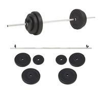 9pc VidaXL 30kg Barbell Set