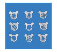 9pcs 29mm Different Outlet Nozzle Kit Shaped Styling Modeling Cap Ice Cream Maker Accessories