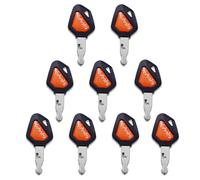 9Pcs 459A Ignition Starter Keys Kubota Excavator Key Replacement Compatible with SSV & SVL Skid Steer Loaders, Tractor Loader Backhoes, U Series Excavators, Wheel Loaders
