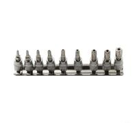 9pcs 5 Point Star for for Torx Screwdriver Bit 1/4 Inch Drive Socket Pentalobe TS10-TS50