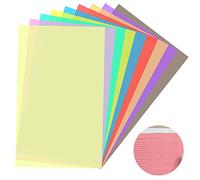 9Pcs A4 Dyslexia Overlay Ruler Guided Reading Highlight Strips Colored Overlay Reading Tracking Rulers Dyslexia Reading Aids for Dyslexia ADHD and to Reduce Visual Stress