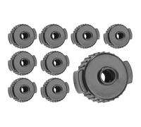 9Pcs ABS Quick Release Drum Set Nuts Cymbal Quick Assembly Drum Mate Replacement Accessories