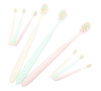 9pcs Adult Soft Toothbrush Wide Thin Head and Delicate Bristles | Plastic Manual Brush, Comfortable Daily Home Care, Stable Grip, Gentle Gumline Support for Adults