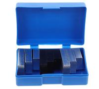9Pcs Aluminum Iron Plastic Block Set, Material Density Measurement Experiment Kit, Solid Test Apparatus, Middle School Physics Lab Teaching Equipment For Physical Property Learning