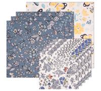 9Pcs Beeswax Food Wraps Set, 3 Sizes Reusable Bees Wax Food Storage Wrap, Bees Wax Cheese Bread Sandwich Wrappers, Organic Cotton Foods Wraps for Cheese, Fruit, Foods Storage (Colorful)