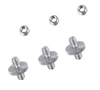 9pcs Camera Stand Screw Adapter Set for Fast Mounting, Aluminum Alloy | Silver Metal Parts, Portable Quick Setup, for Custom Rigs, Action Camera Mount and Studio Shooting