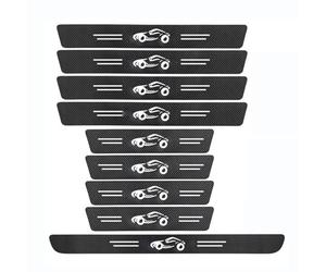 9Pcs Car Door Sill Protector, for VW ID.3 ID3 Pro/S/Pure/Pro Performance Id 3 2019-2025 Scuff Plate Trim Stickers WProtection elcome Pedal Styling Accessories