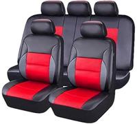 9pcs Car Seat Covers for MG HS 2018-2023（Fuel Version）, Car Front Rear Waterproof Breathable Full Set Interior Protector Accessories,E-Red