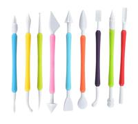 9PCS Clay Sculpting Tool Set - Polymer Clay Modeling Kit for Pottery, Air Dry Clay, Carving, Shaping, and Detailing - Durable Stainless Steel and Wood Handles, Perfect for Artists and Crafters