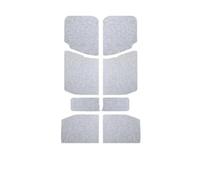 9PCS Complete Set Boom Mat Sound Deadening Kit for Jeep for Wrangler JL 4-Door 2018 2019 2020 2021 2022 2023 2024 Heat Insulation Pads Sound Dampening