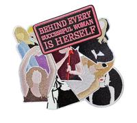 9Pcs Cool Funny Embroidered Patches Iron on/Sew on Applique Embroidery Repair Patch Fashion DIY Craft Accessories Collection for Music Fans Girls Clothing Jacket Jeans Backpack Hat Vests