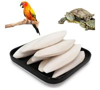 9Pcs Cuttlefish for Birds, Cuttlefish Bone for Snails, Cuttlefish for Tortoise, Tortoise Food, 9 Pieces Bird Cuttlebone Chew Toy, 3 Sizes of Parrots Chew Toys (7-9cm, 9-12cm, 12-14cm)