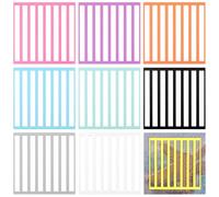 9Pcs Diamonds Painting Rulers 9 Colors Diamond Art Ruler, Reusable Art Alignment Tool for Diamond Painting Guide for Diamonds Painting Enthusiasts