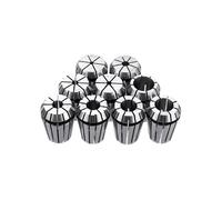 9PCS ER25 Spring Loaded collets 3 4 5 6 8 10 12 14 16mm collets Chuck fixtures for CNC milling Machines Machining Centers(0.015mm)