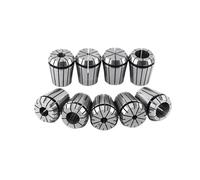 9PCS ER32 Spring collets 4 6 8 10 12 14 16 18 20mm Chuck collets 0.005mm / 0.015mm Spring Collet Set for CNC Machining Centers(9PCS(4-16),0.005)