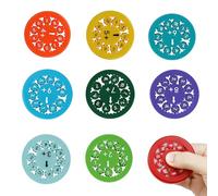 9Pcs Fidget Spinners, Number Fidget Toy, Addition Subtraction Maths Games, Fidget Learning Game Toy for Kids Home School Classroom Learning Educational Prize