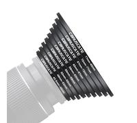 9Pcs Filter Ring Adapter Set,Camera Lens Filter Metal Stepping Rings Compatible All Brands UV ND CPL (40.5-49mm,49-52mm,52-55mm,55-58mm,58-62mm,62-67mm,67-72mm,72-77mm,77-82mm)