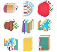 9PCs Friendly Repositionable Note Pad Set of 9 Strong Adhesive for Screens Journals & Creative Organizing Recyclable Note Pad