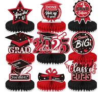 9pcs Graduation Cardboard Decorations For Tables User Friendly And Sturdy Display Ornament For Parties And Ceremonies