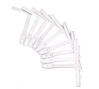 9Pcs Guitar Radius Gauge for Acoustic Guitar Electric Guitar or Bass Bridge Saddle T-Shape Ruler Fingerboard Measurement Luthier Tool(Silver)