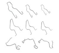 9PCS Headlight Bulb Retaining Clip Set,Universal Car Bulb Retaining Spring Clips,Stainless Steel Headlamp Bulb Holder Clamp for H1 H3 H4 H7 Bulbs,Replacement Bracket for Car Beam Light Assembly