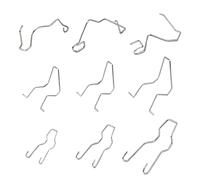 9PCs Headlight Bulb Retaining Spring Clips,Car Headlamp Bulb Spring Clamps for H1 H3 H4 H7,Headlight Retaining Clamp,Headlamp Bulbs Holder Replacement,Head Light Clip Accessories for Car Beam Light