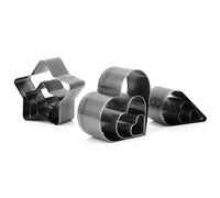 9PCS Heart Water Drop Pentagram Leather Cutting Dies, Leather Craft Template Cutter Set with Multiple Shapes, Durable Metal Stamping Molds for DIY Tooling and Embossing