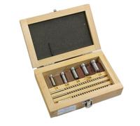9PCS High-Speed Steel Keyway Broach Set, Bushings for CNC Cutting Machine Tool for Mechanical Work