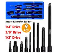 Sealey Impact Adaptor & Extension Bar Set 1/2"Sq Drive 6pc
