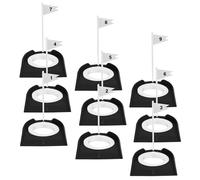 9Pcs Indoor Golfs Putting Hole Putting Green Trainer Golfs Putting Cup With Flags Golfs Putting Hole Practice Trainer
