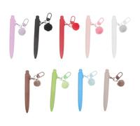 9pcs Mini Retractable Ballpoint Pen for Pocket Use, Plastic Click Pen