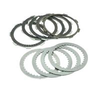 9Pcs Motorcycle Engine Carbon Fibre Clutch Friction Plates And Steel Plate Disc Compatible With Honda CBR125R JC34 JC39 JC50 2004-2016