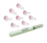 9PCS Multipurpose Nonslip Fleece Clips Without Needle Fasteners Thread Hook Bedding Anchors for Bedding and Tablecloth Double Sided Fleece Bed Sheet Holders
