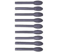 9PCS Oval Shaped Roller Stick Ceramic Clay Sculpting Stick Ceramic Clay and Porcelain Texture Tool for Art Craft Projects