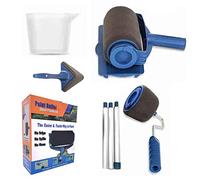 9PCS Paint Roller Brush Kit,Wall Printing Brush Kit, Colour Application Paint Runner Brush DIY Rollers for Painting Walls and Cellings Decorating Tools