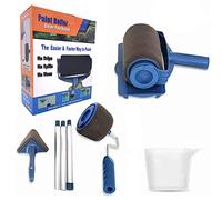 9PCS Paint Roller Kit, Professional Paint Rollers Tray Set with Paint Brushes, Roller Sets for Painting Walls & Ceilings with Emulsion Home Decorating Kit(9PCS)