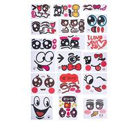 9Pcs Pregnant Belly Stickers,Face Expression Stickers,Temporary Tattoos Stickers,Photography Props