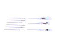 9pcs Professional Colorful Makeup Brushes Set with Fibers Color-Changing Handles Soft Bristles for Application - Complete Cosmetic Kit for Beginners