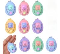 9pcs Rock-Paper-Scissors Egg Keychains, Multi-Color Capsule, Novelty Rock-Paper-Scissors, guessing Game Toys, Birthday Fun mini Toy Keychains Suitable for Party Games (1)