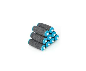 9Pcs Scholl Velvet Smooth Pedi Replacement Rollers Heads Refills, Extra Coarse for Hard Skin Remover
