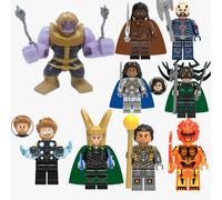 (9Pcs Set) 9PCS Avengers 3 Thor Loki Thanos Minifigures Toys Fit Lego