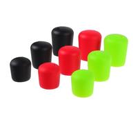 9pcs Silicone Lure Rod Cap Fishing Pole Rear Protector | Flexible Wear-resistant Design, Universal Fit, Easy Installation, Helps Prolong Rod Life, Available in Three Sizes