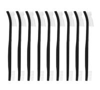 9Pcs Small Cleaning Brushes,7Inch Double-Ended Nylon Detailing Crevice Brush,Double-Ended Detailing Brushes, Small Brushes for Cleaning Smal-l Parts for Kitchen Sink Bathroom Gaps Corner